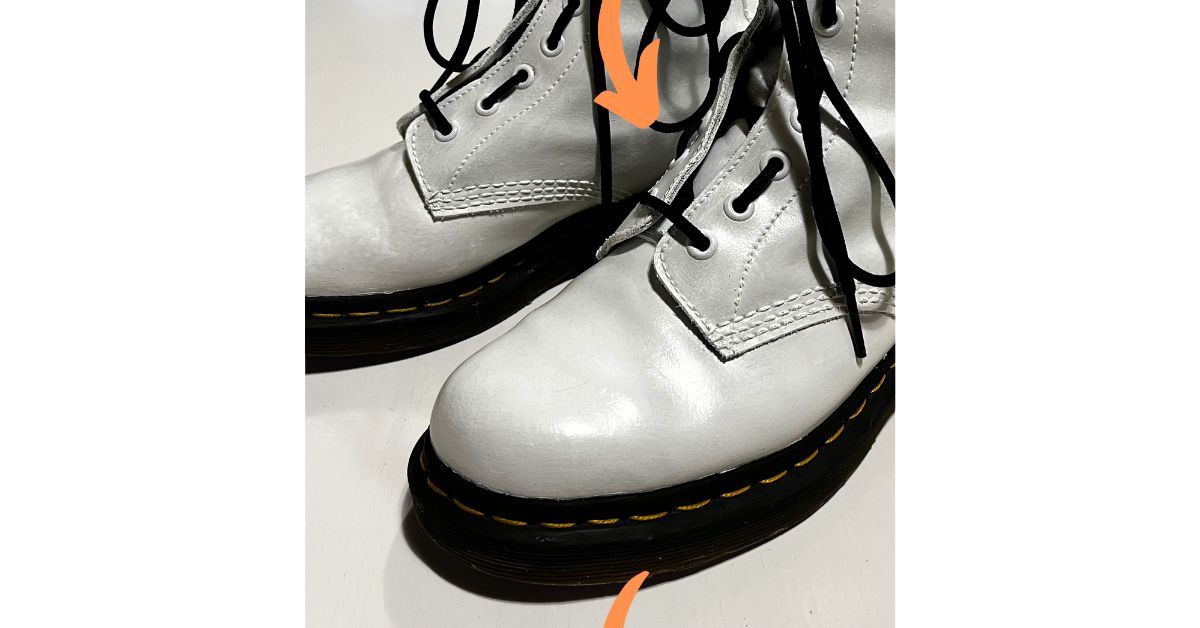 Boty Dr Martens jako nové Jak nabarvit kožené boty na bílo